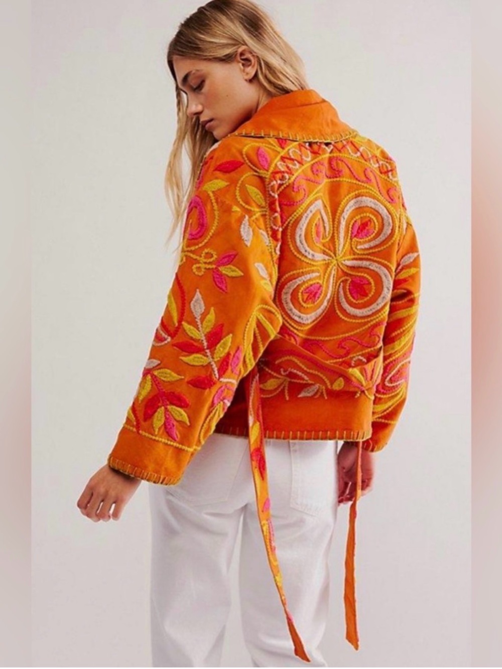 Free People Nori Embroidered Jacket